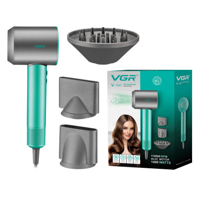 Профессиональный фен для волос VGR V-440 Green