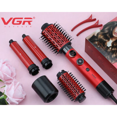 Профессиональная фен-щетка VGR V-485 Red