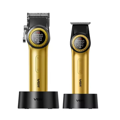Набор машинок VGR Barber Comb V-001&V-977 Gold Набор машинок VGR Barber Comb V-001&V-977 Gold
